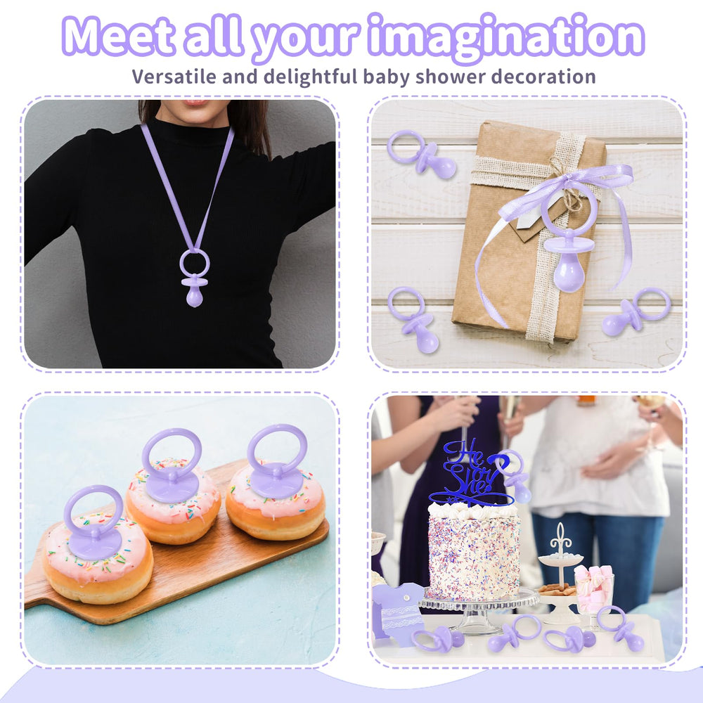 XINHUIDALSQ gender reveal pacifier for party accents