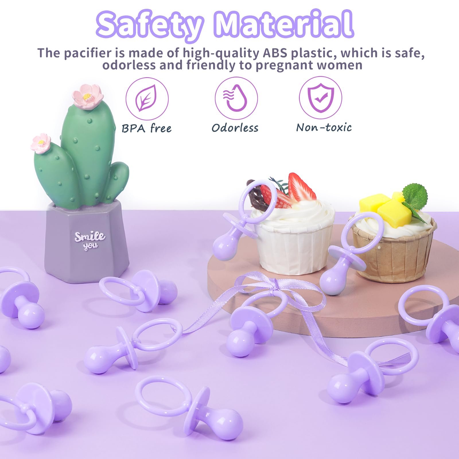 XINHUIDALSQ pacifier craft rings enable simple ribbon threading