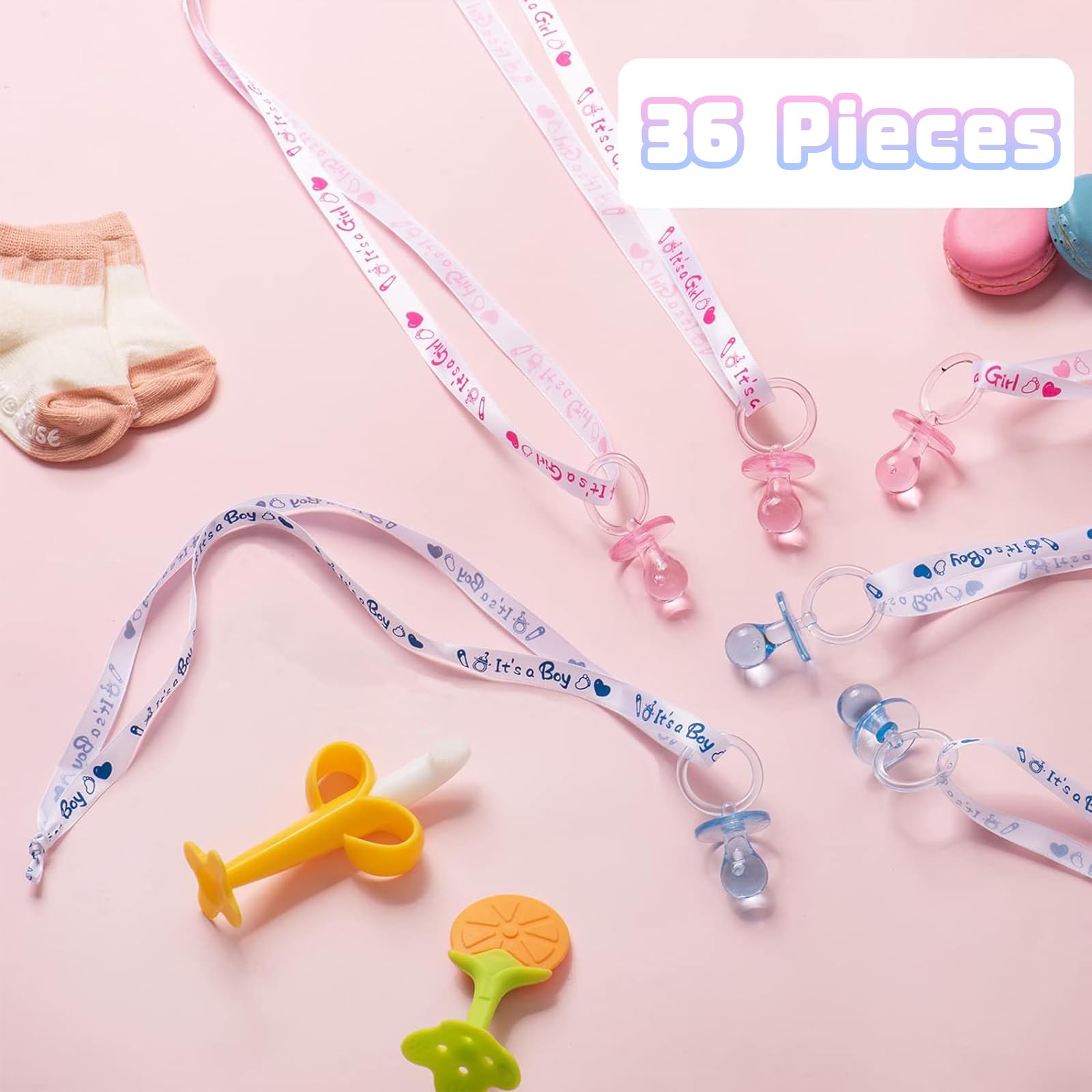 XINHUIDALSQ pacifier necklace used as a party game prop