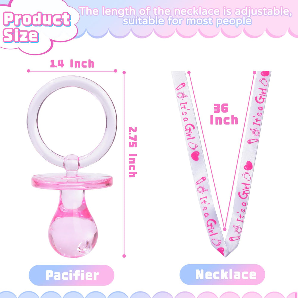 XINHUIDALSQ pacifier necklace ribbon-detail close-up shows soft cotton ribbon