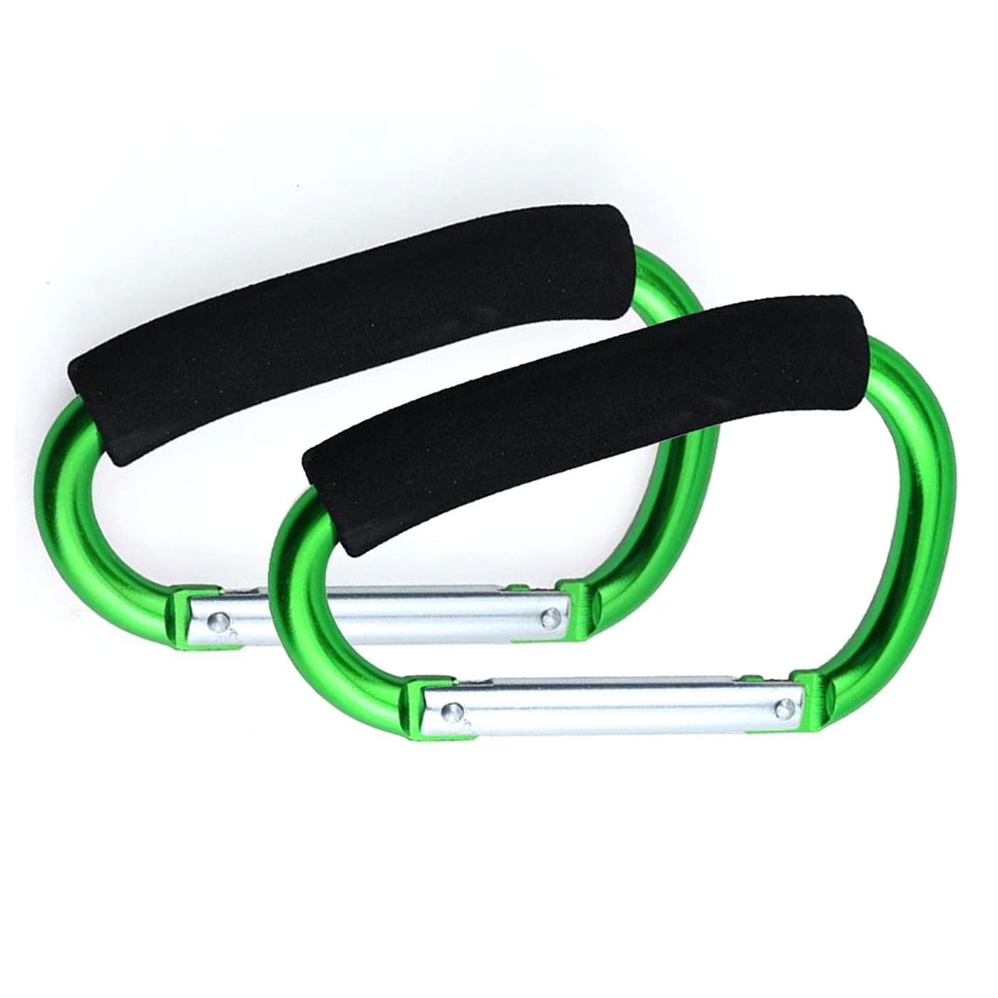 XINHUISHQZ stroller hook duo pack enables hands-free shopping.