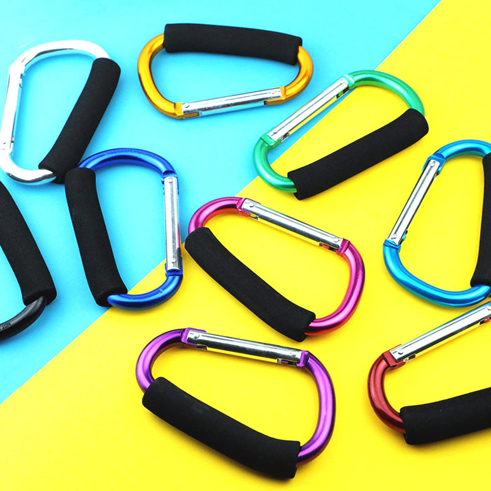 XINHUISHQZ stroller hook secure strap helps prevent item loss.