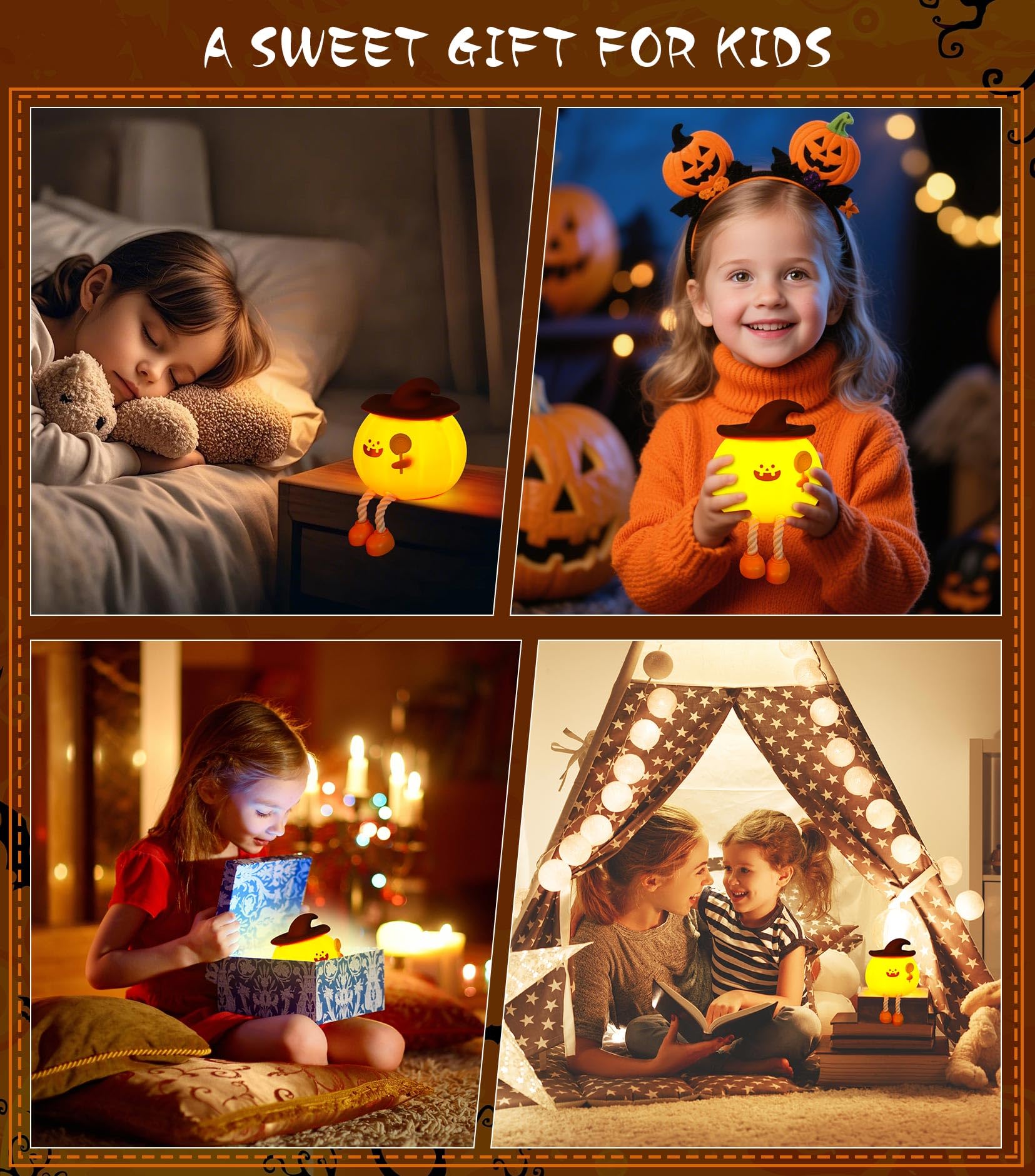 Xinjue gift-ready pumpkin light ideal for holidays and birthdays