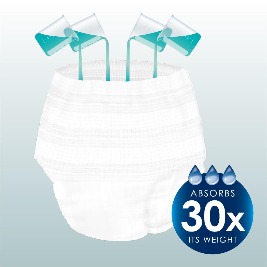 XINS secure-fit waistband with odor control for confidence.
