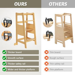 Xinyoec natural bamboo construction for a durable, eco-friendly stool