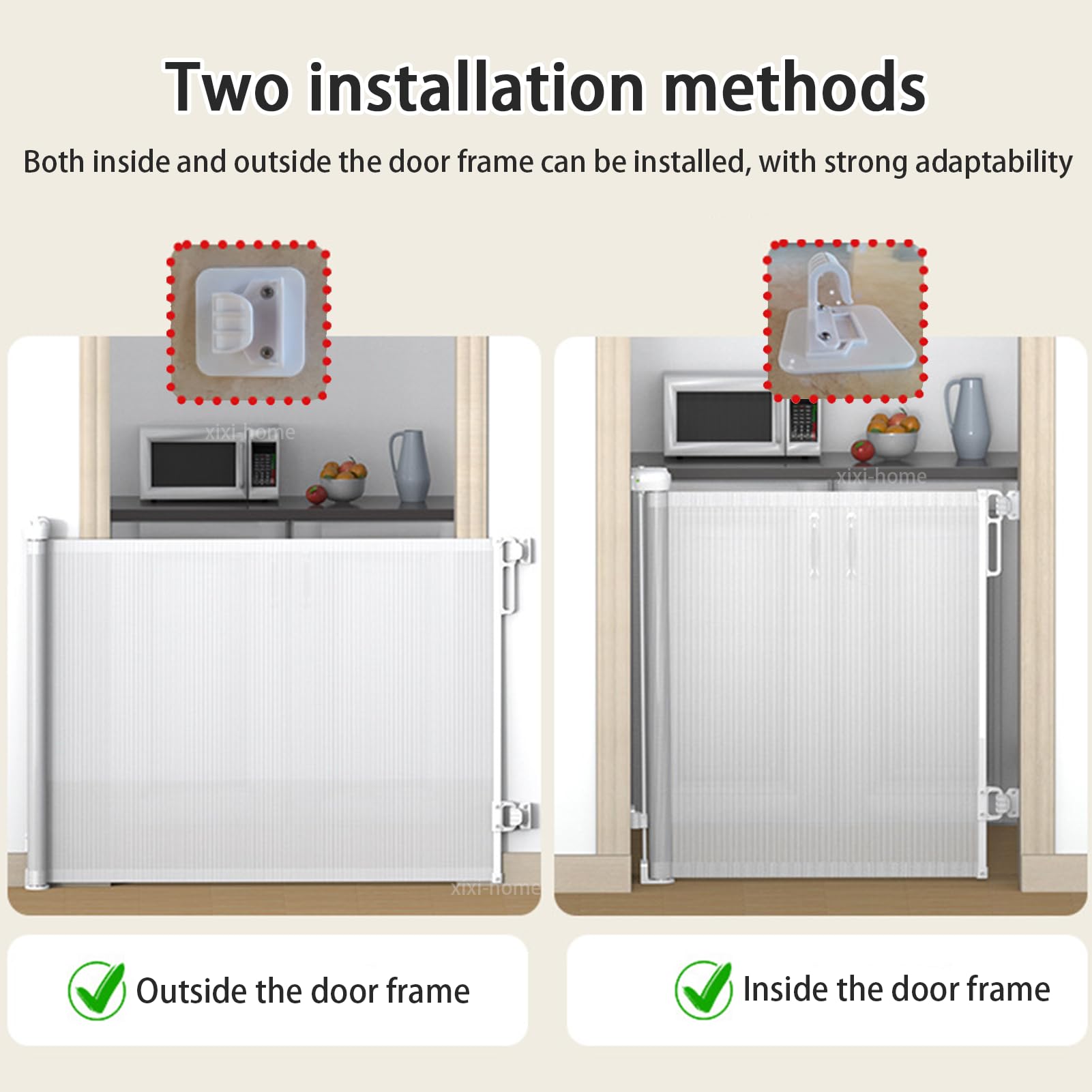 Xixi Home retractable gate suitable for indoor and outdoor use