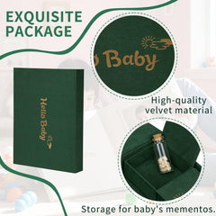 XKDOUS gift box with three compartments for keepsakes and memories