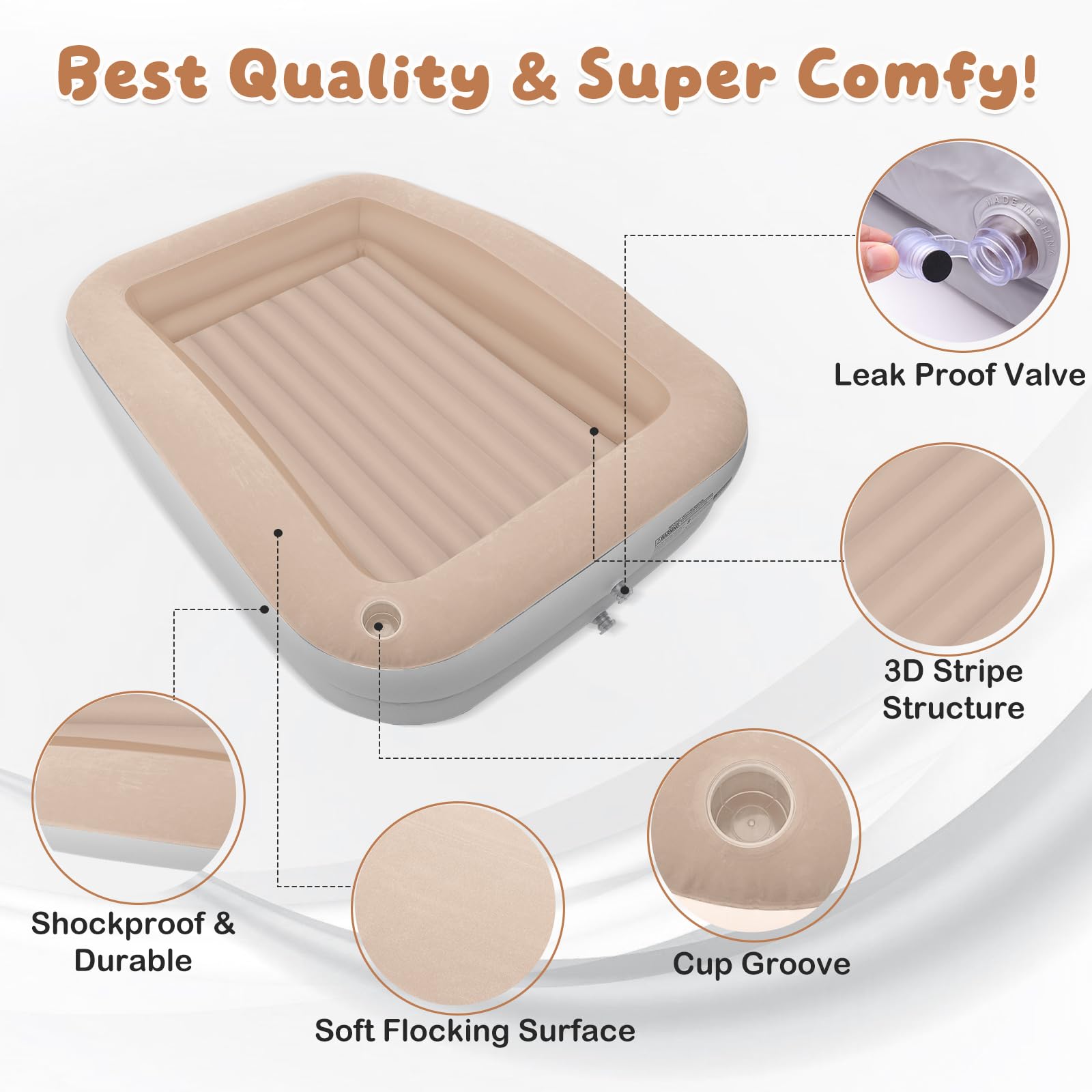 XLYLKS bed in carry bag for easy travel and storage