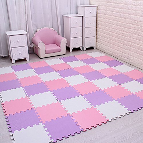 XMTMMD pink white purple set offers color learning through coordinated tiles