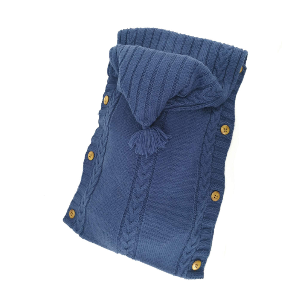 Baby sleeping in XMWEALTHY wrap sleeping bag.