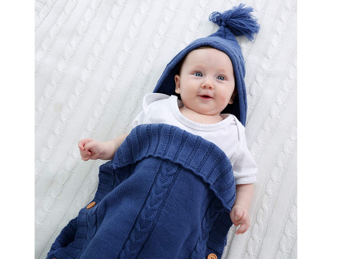 Machine-washable XMWEALTHY swaddle for busy families.