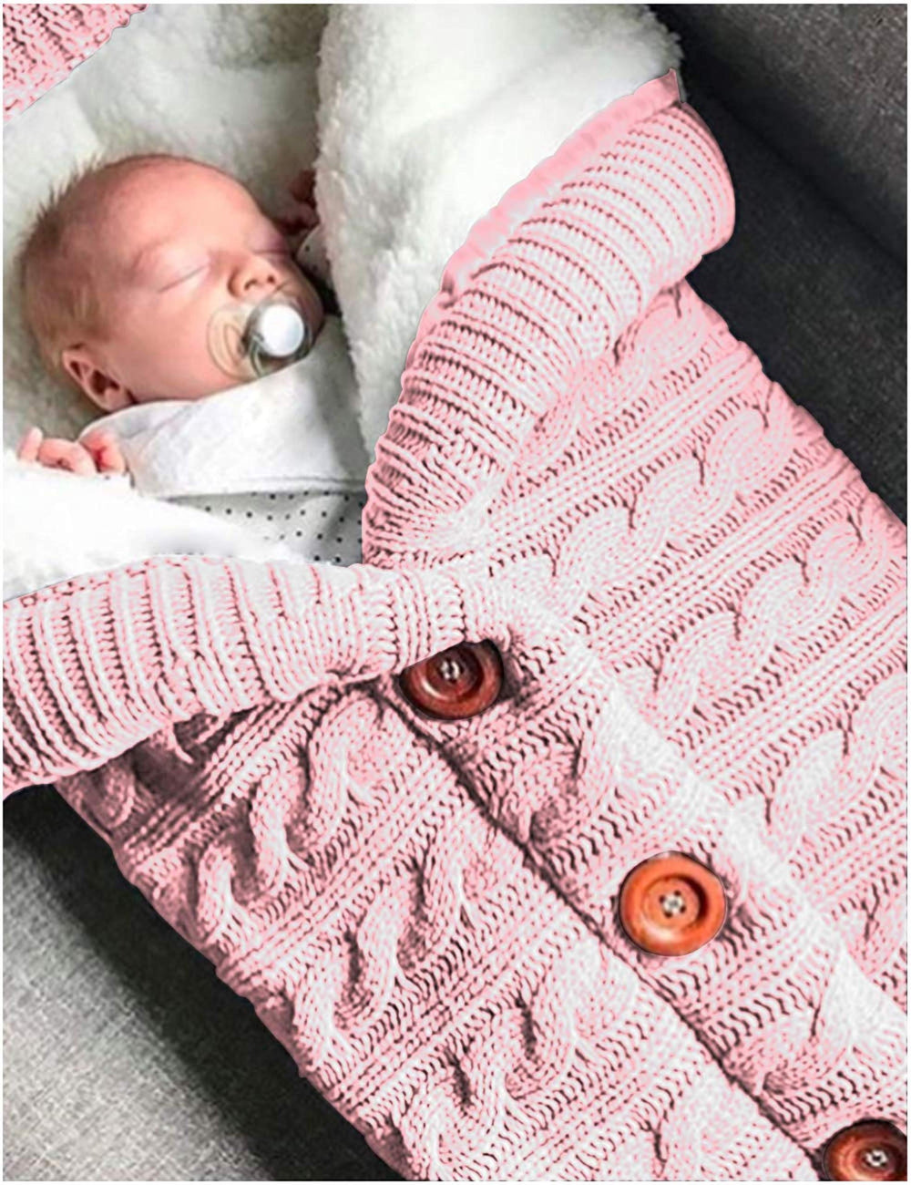 XMWEALTHY multi-functional swaddle suitable for stroller, crib, and sleep transitions.