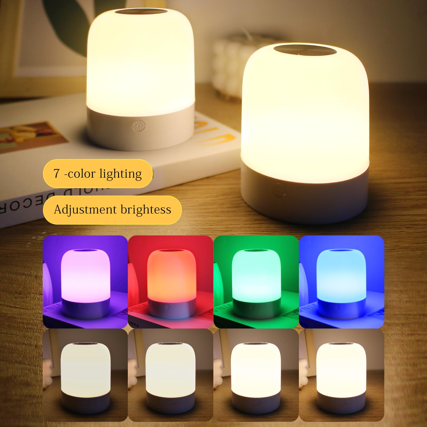 XOIDMIVCN portable hanging night light for room to room use