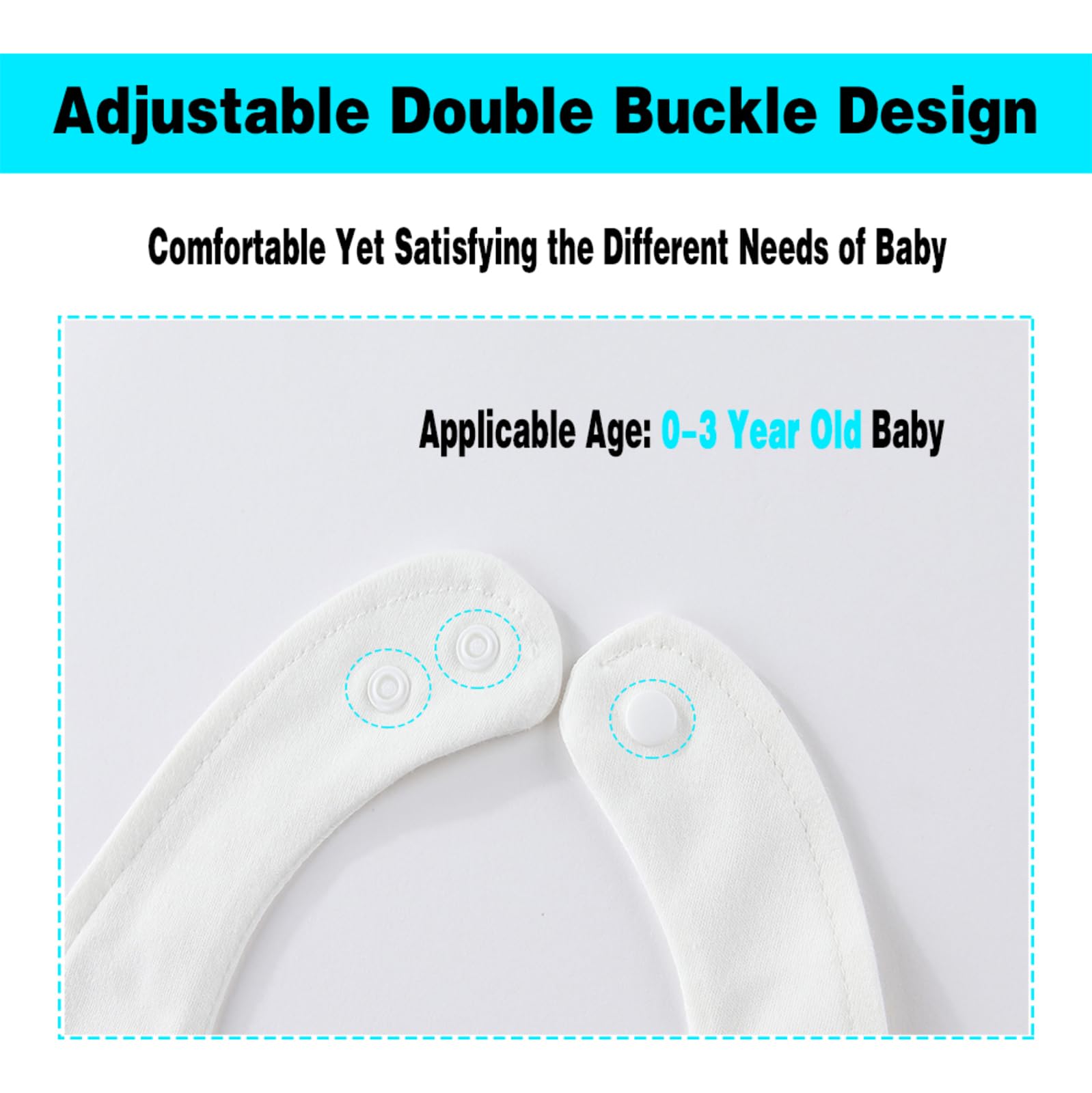 Xoleutpee My 1st Birthday Bib foldable and portable for travel