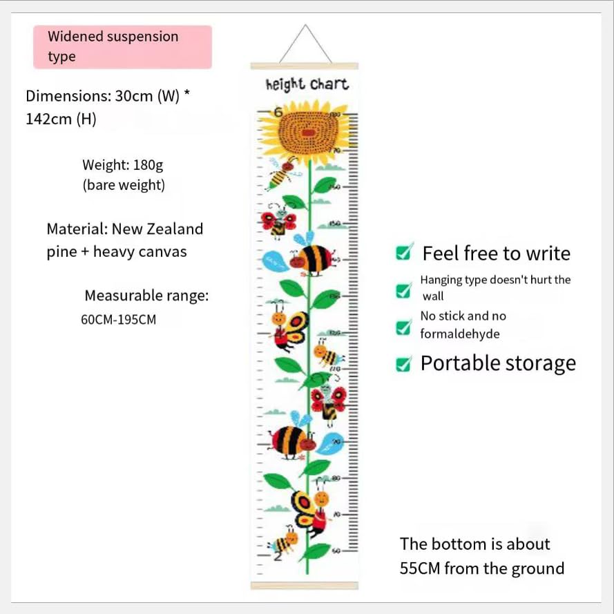 Xorinija sunflower height chart growth timeline helps parents document height across years