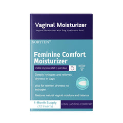 XORYTEN Vaginal Moisturizer packaging front shows discreet routine.