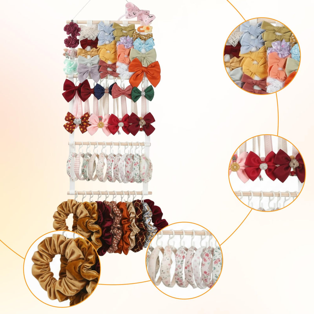 xozeooeu large-capacity storage centralizes hair items for easy sorting.