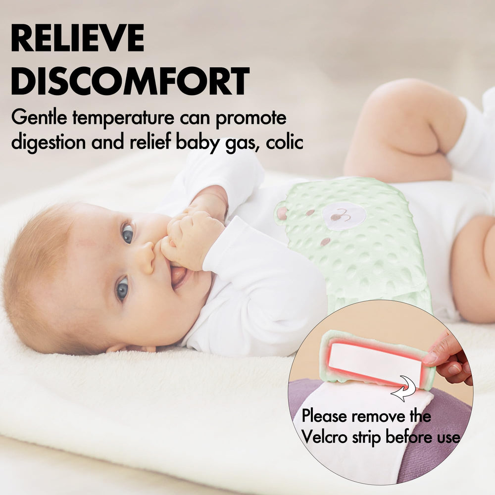 XPECIAL Baby Colic Relief Gripe Belt microwave heating in 90 seconds