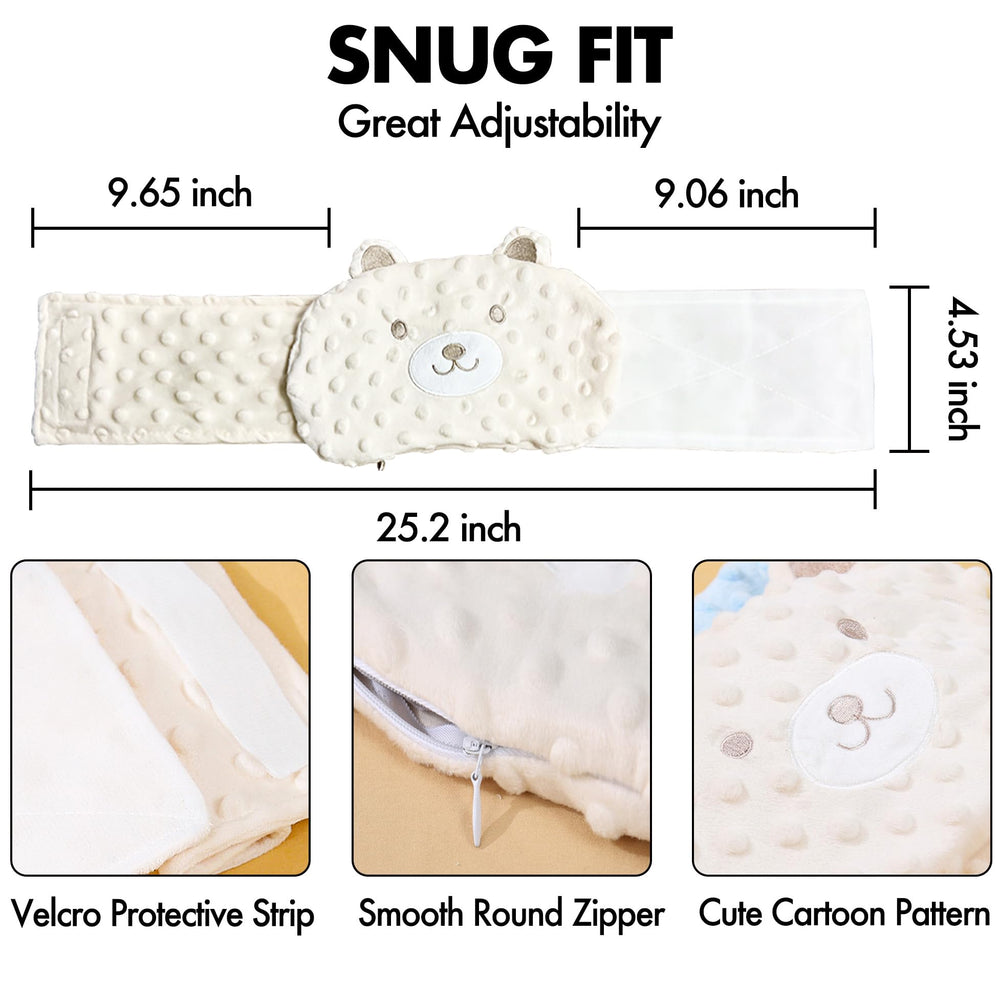 XPECIAL Hidden Zipper Baby Wrap—safe, seamless closure