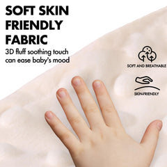 XPECIAL Tummy Wrap Soft Fabric Closeup—delicate touch for baby comfort