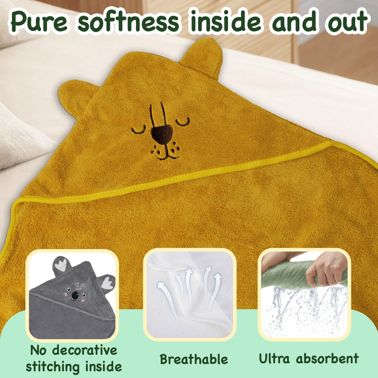 Xpertwarm hooded towel designed for newborn warmth and moisture control.