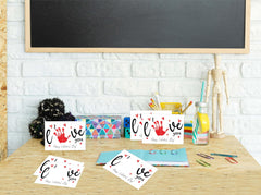 XQF valentines greeting card designs showcased as personalized gifts