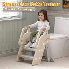 XQIAO adjustable two to three-step setup suitable for growing kids.