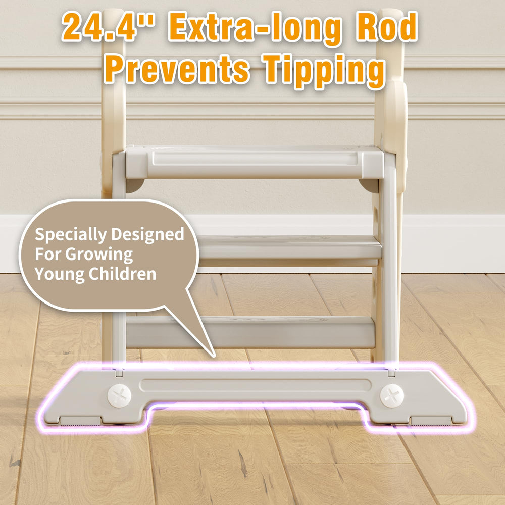XQIAO safety rail provides steady support when climbing.