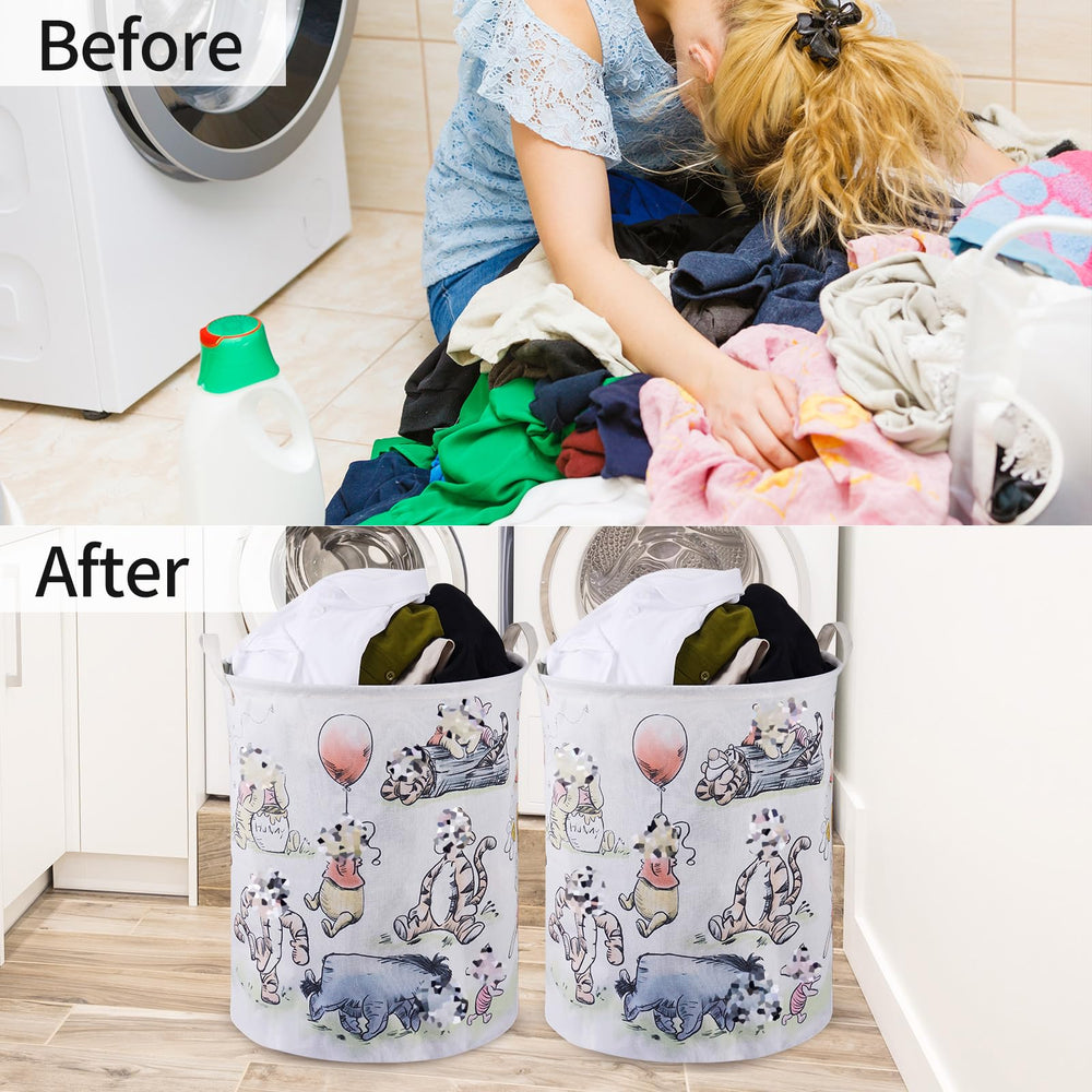 X-SIGA Bear Storage Basket folded side view suitable for compact transport.