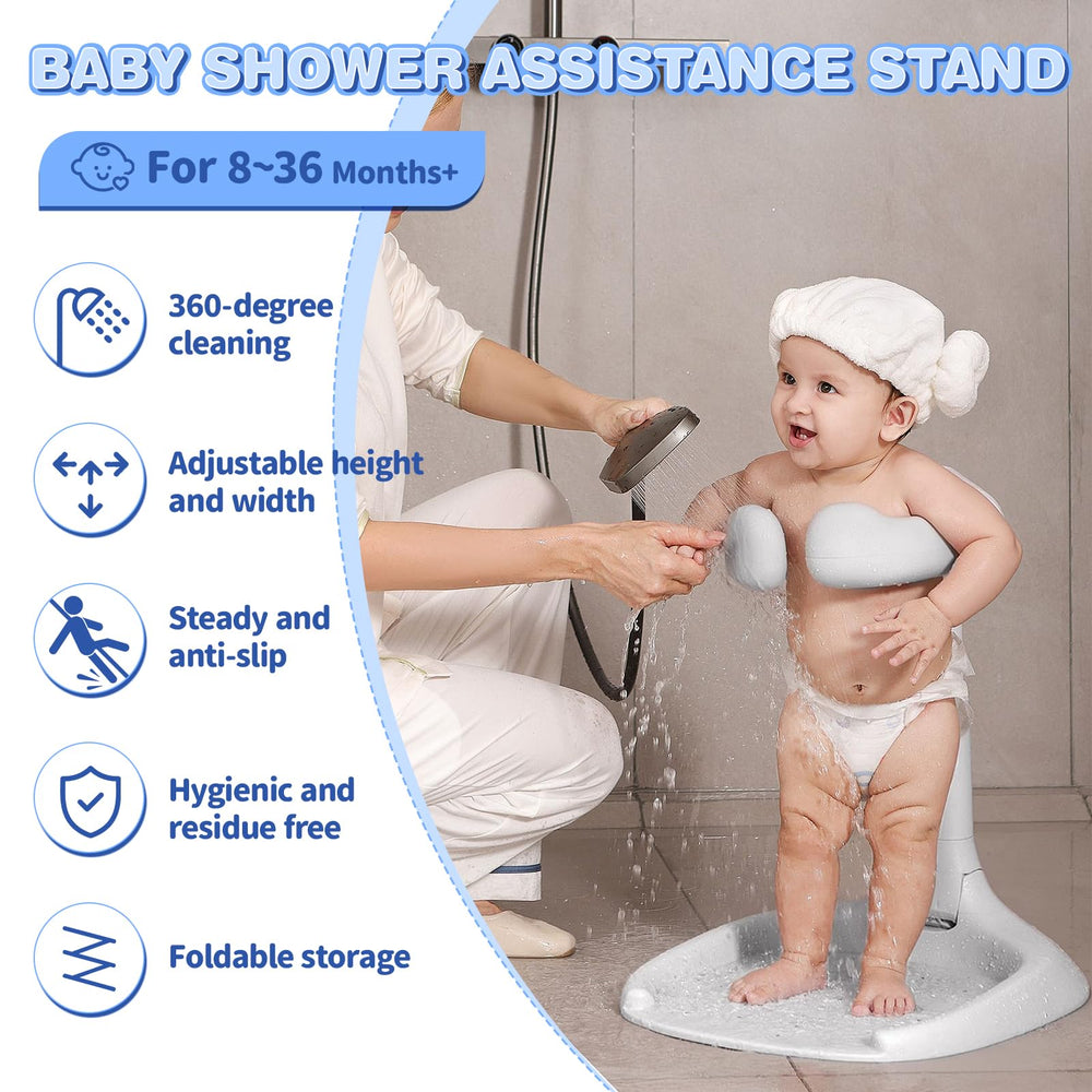 XSMNER foldable bath stand easy assembly steps demonstrated