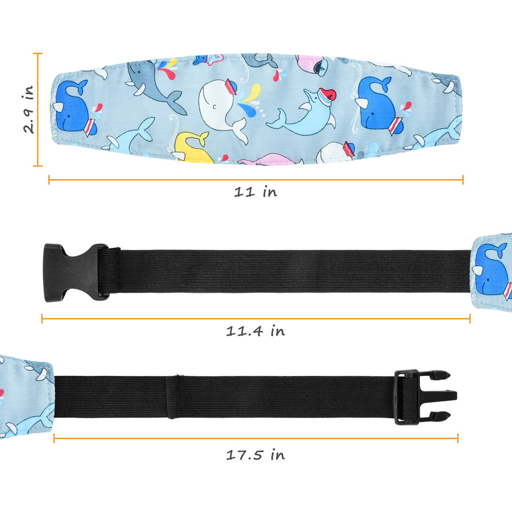Xthuge blue owl stroller neck relief strap supports neck during strolls
