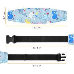 Xthuge blue owl stroller neck relief strap supports neck during strolls