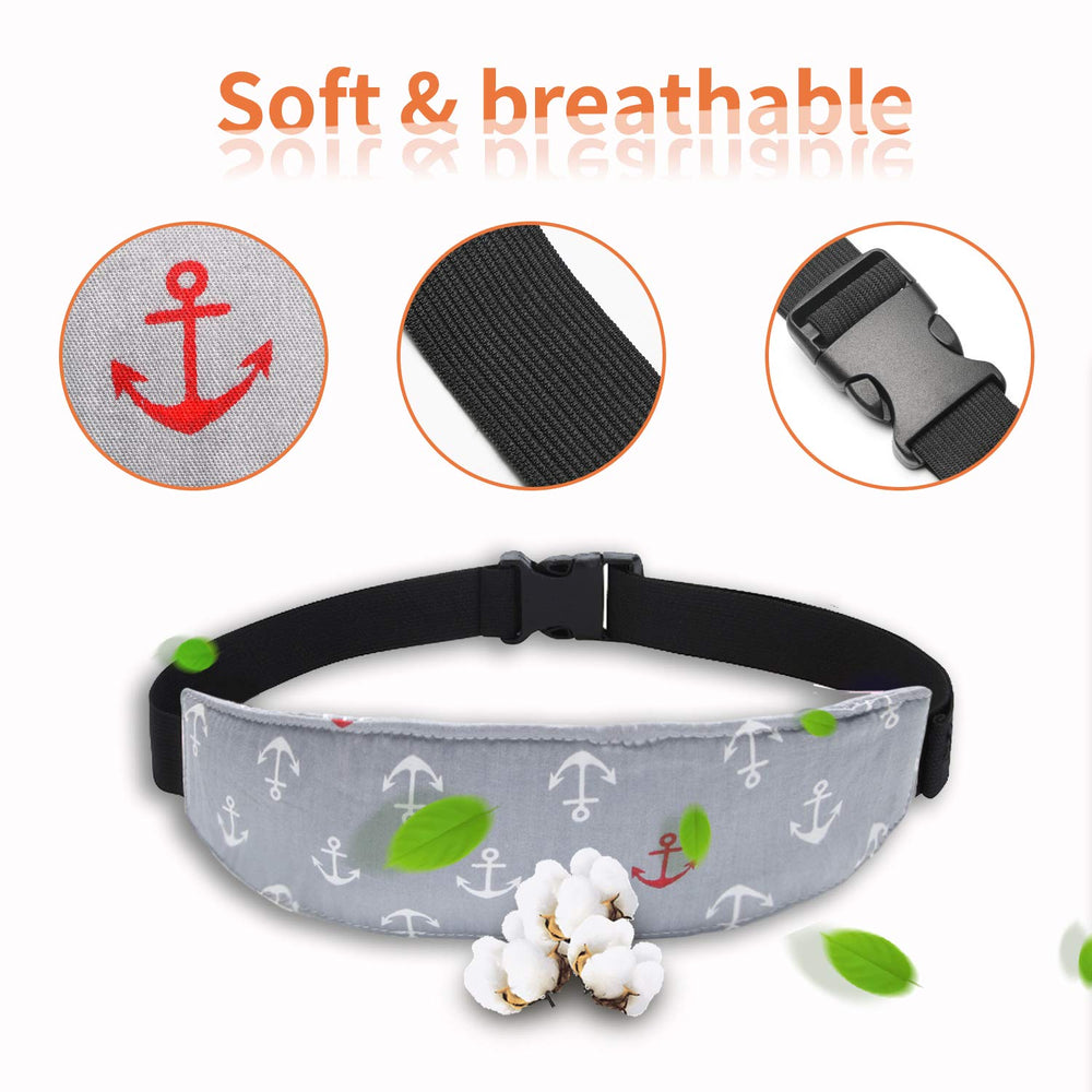Xthuge head support buckle and adjustable straps for growing kids