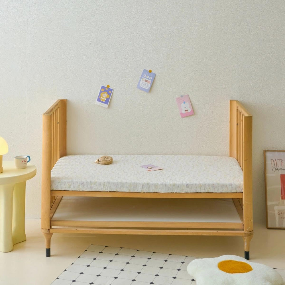 Machine washable and quick-drying muslin sheets stay soft after washing