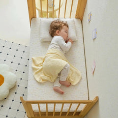 Standard size 28x52 inch crib sheet fits most cribs