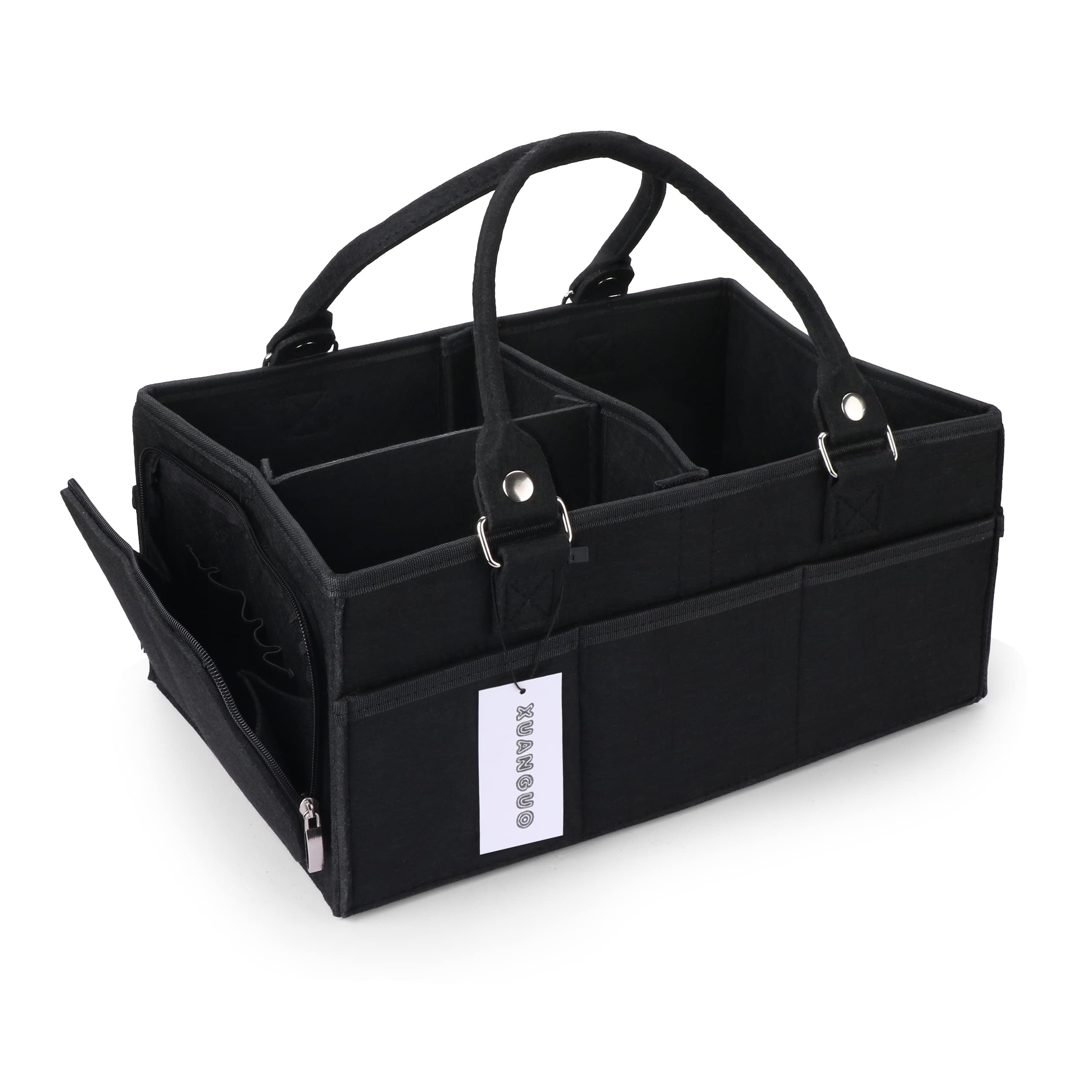 Xuanguo baby diaper caddy large for organized changing tables and easy access to essentials