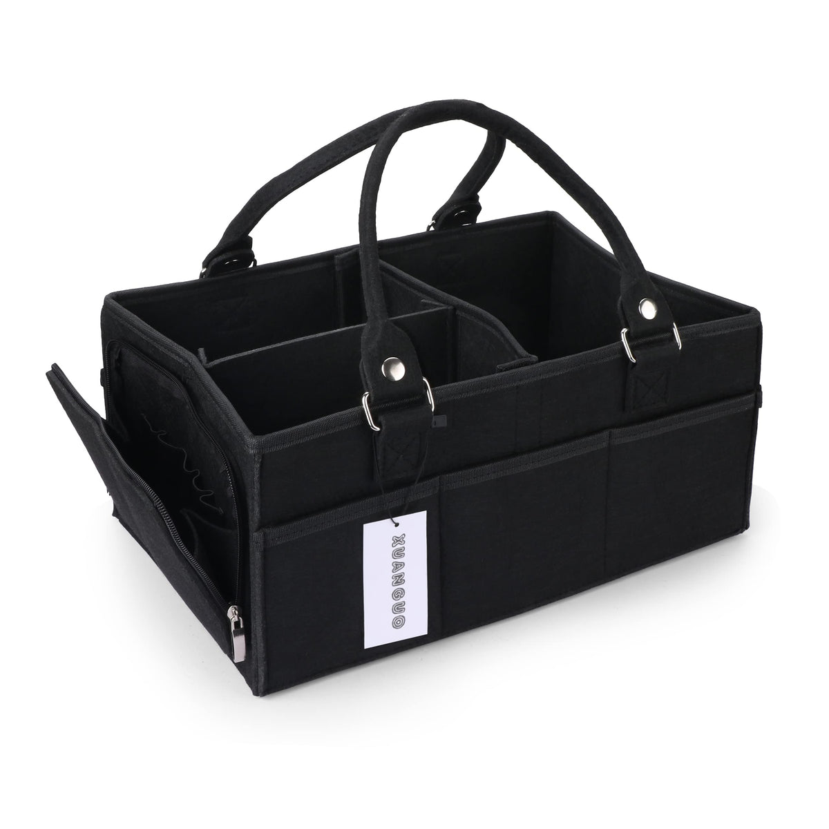 Xuanguo baby diaper caddy large for organized changing tables and easy access to essentials