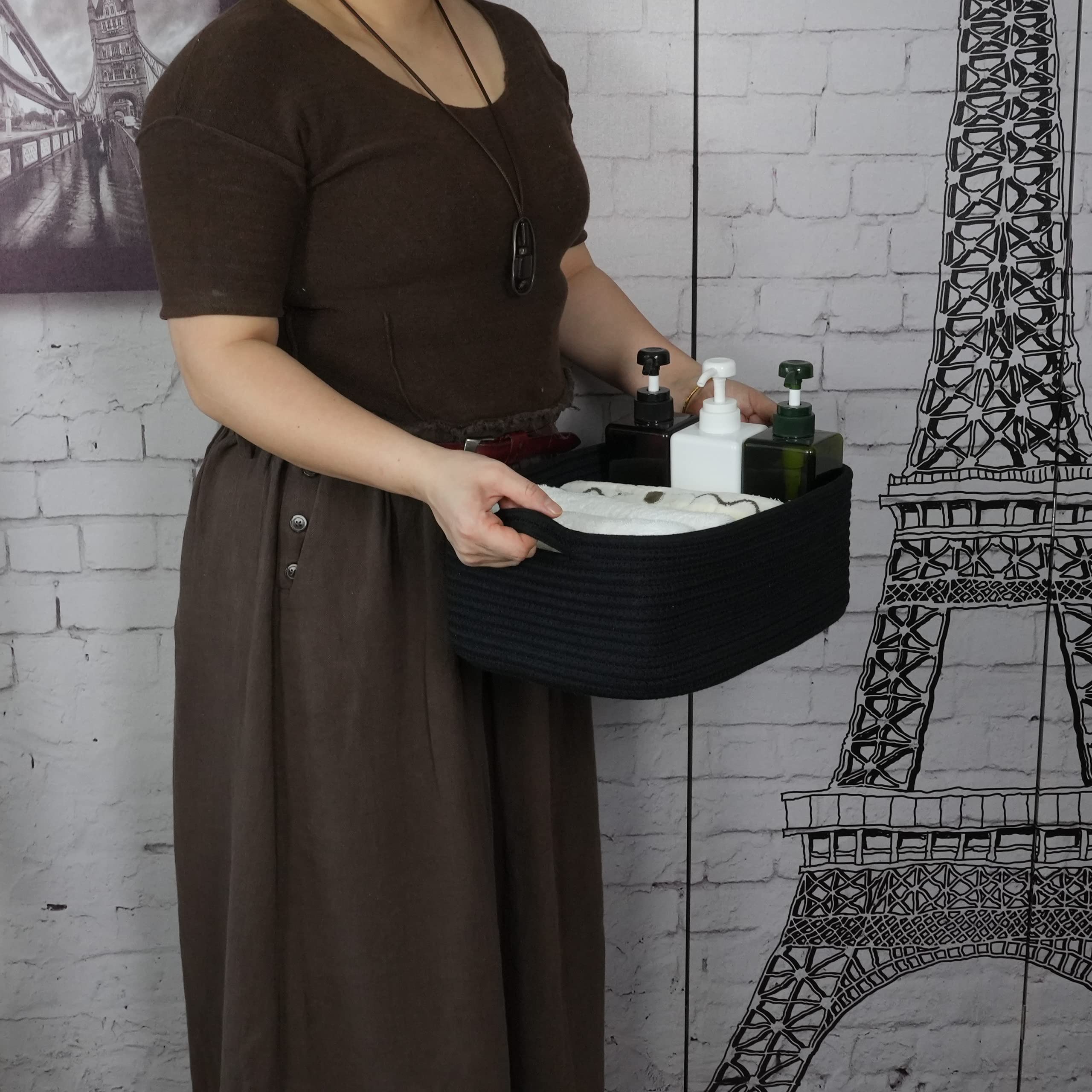 Xuanguo bedroom decor basket helps reduce clutter and enhance order