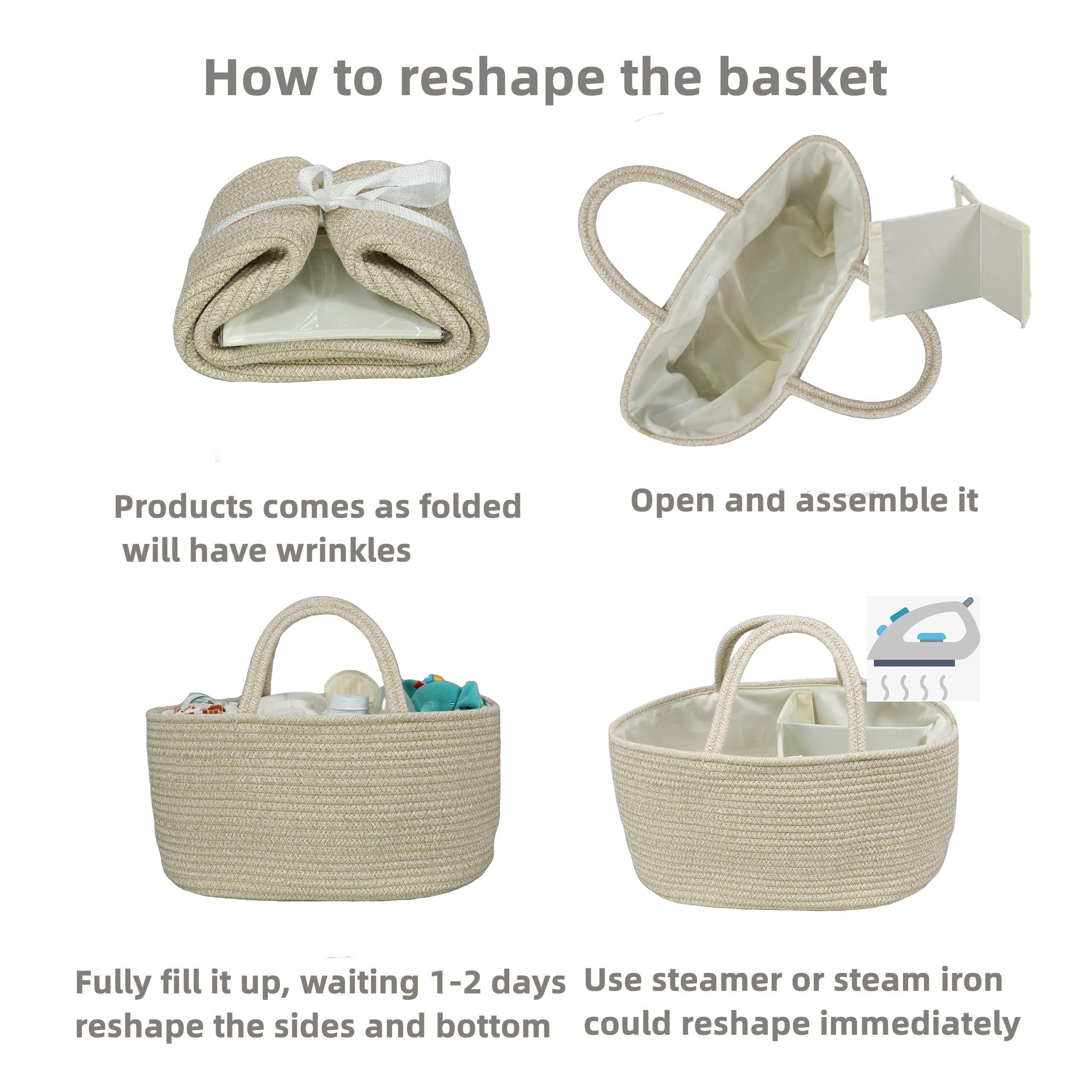 XUANGUO car travel caddy for on the go diaper changes