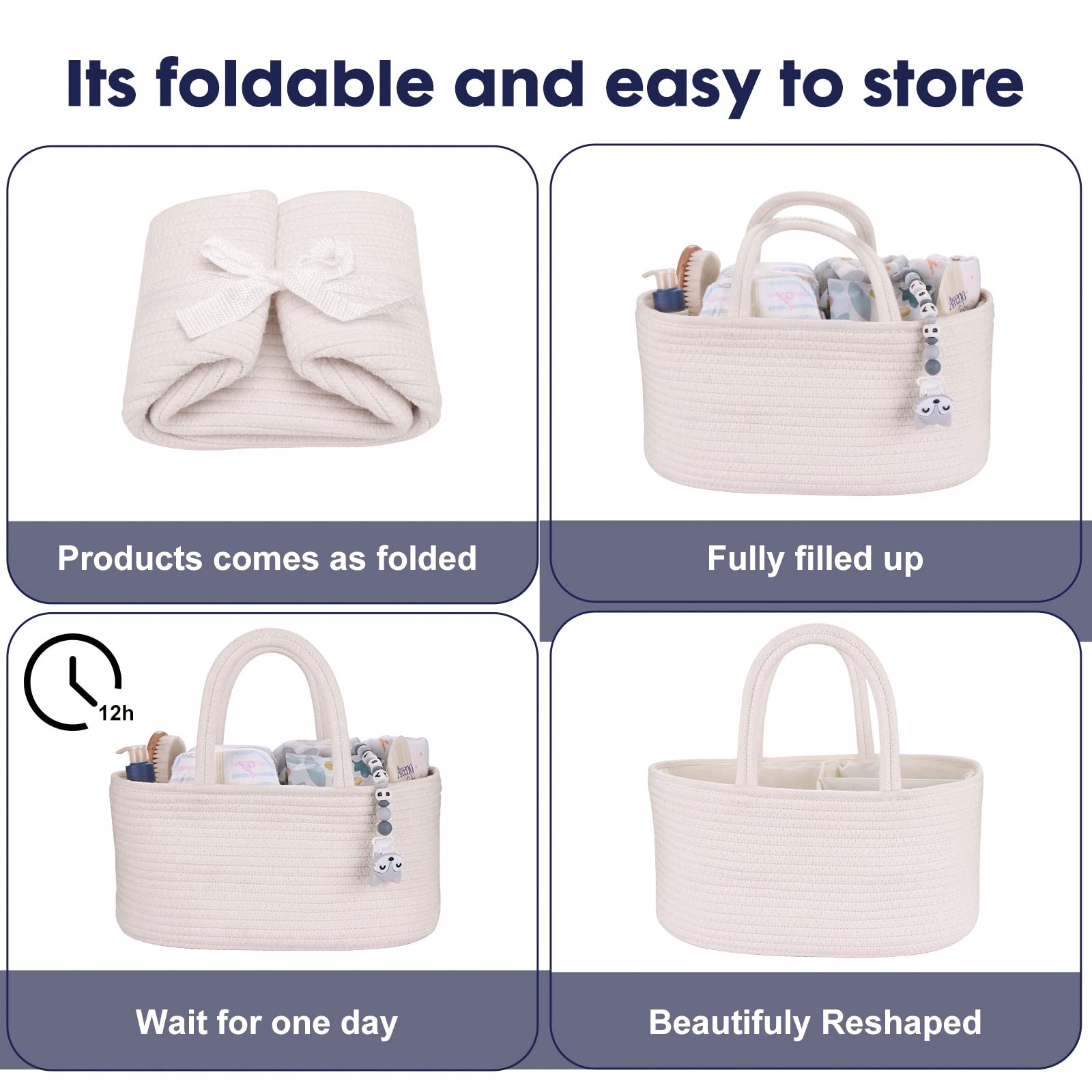 XUANGUO car travel caddy for quick diaper changes on the go.
