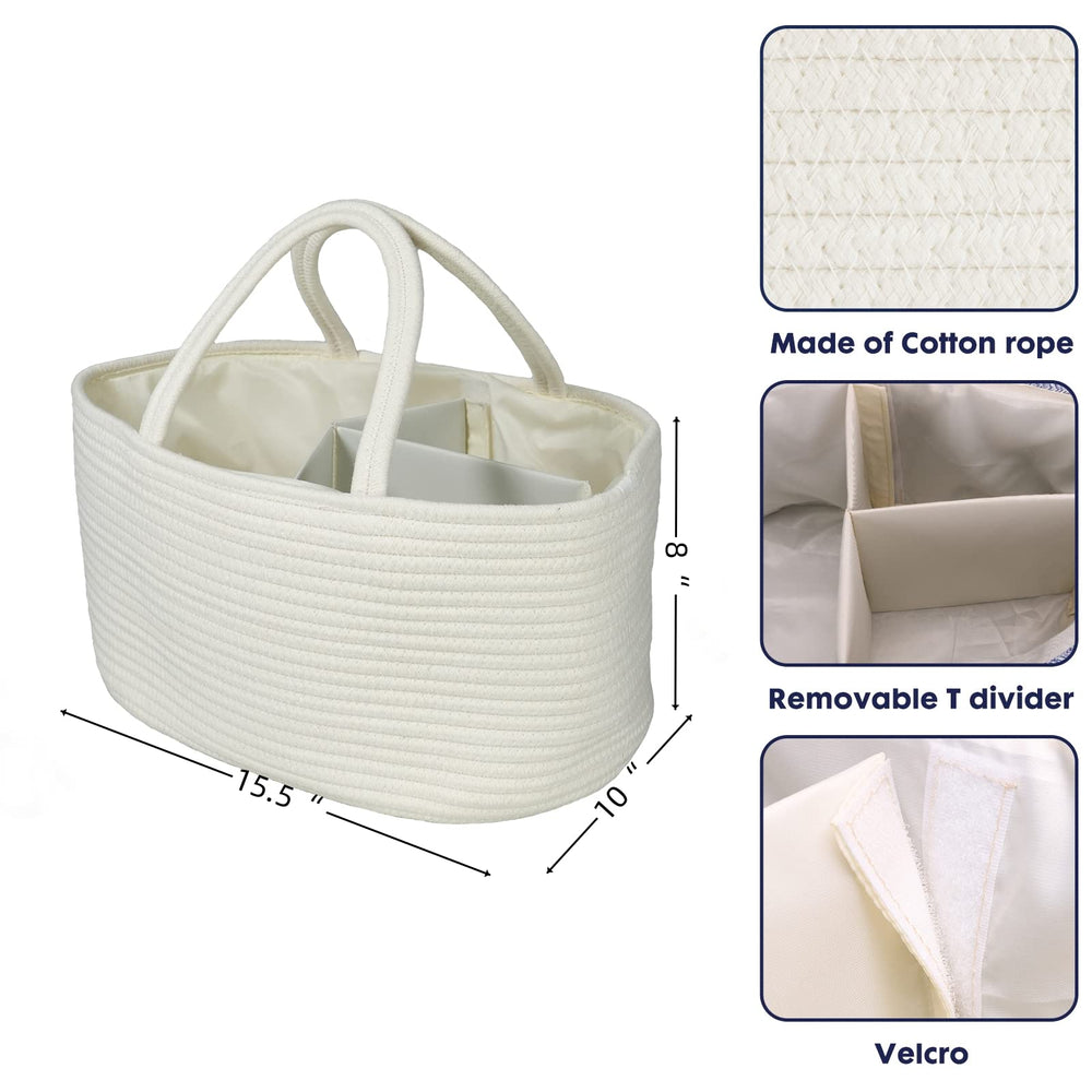 XUANGUO changing table organizer, portable tote for bedside or car use.