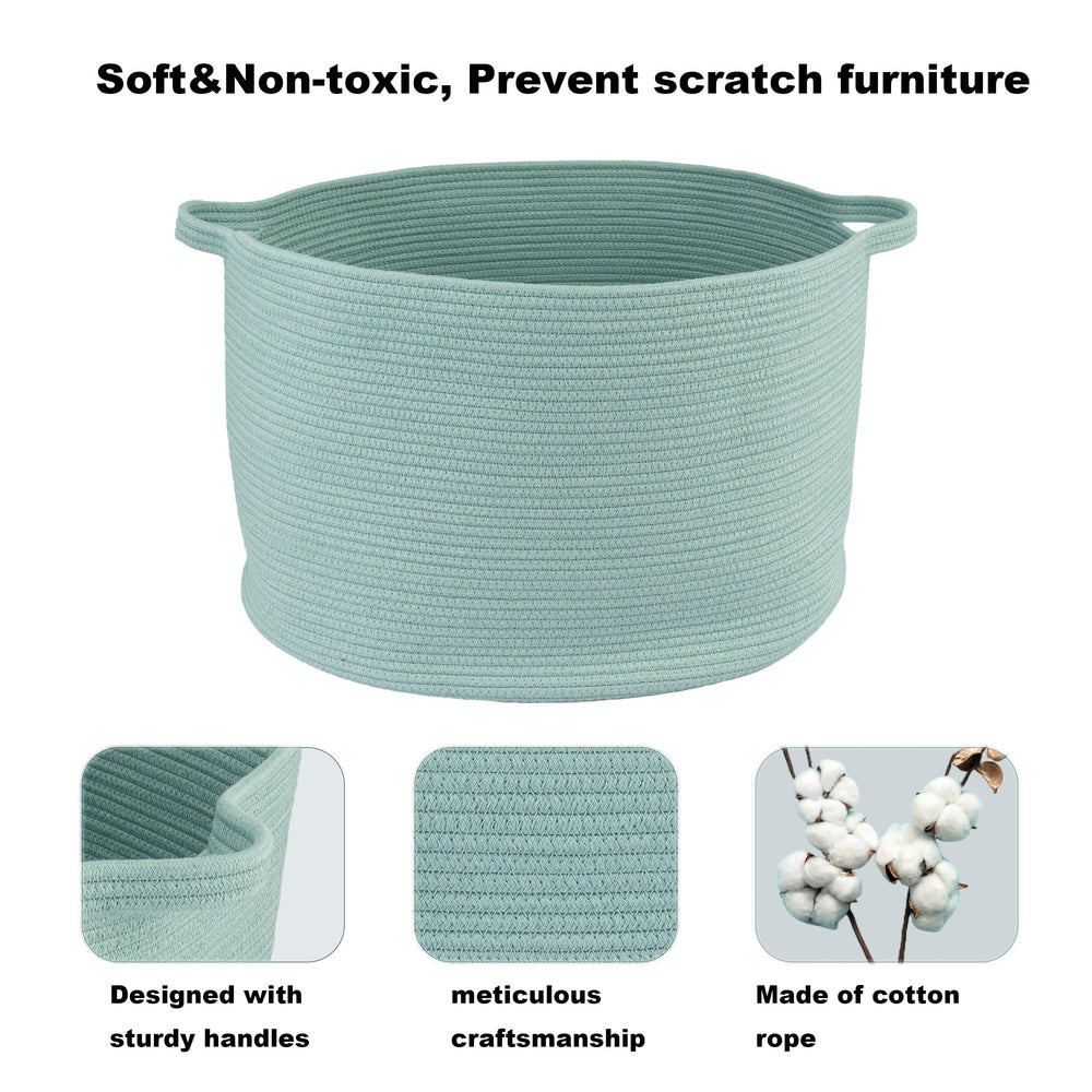 XUANGUO rope basket for toy storage in living areas
