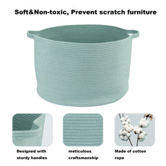 XUANGUO rope basket for toy storage in living areas