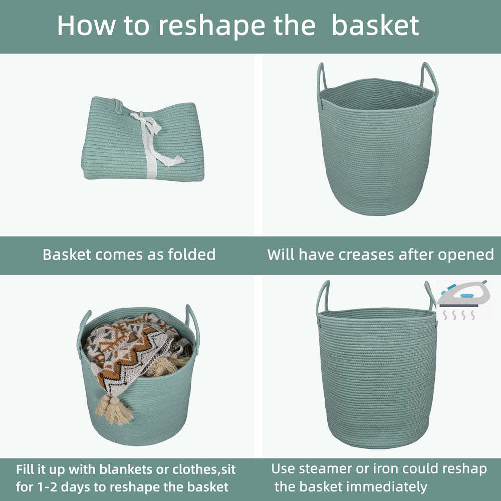 XUANGUO bedroom decor basket blending with soft colors and style