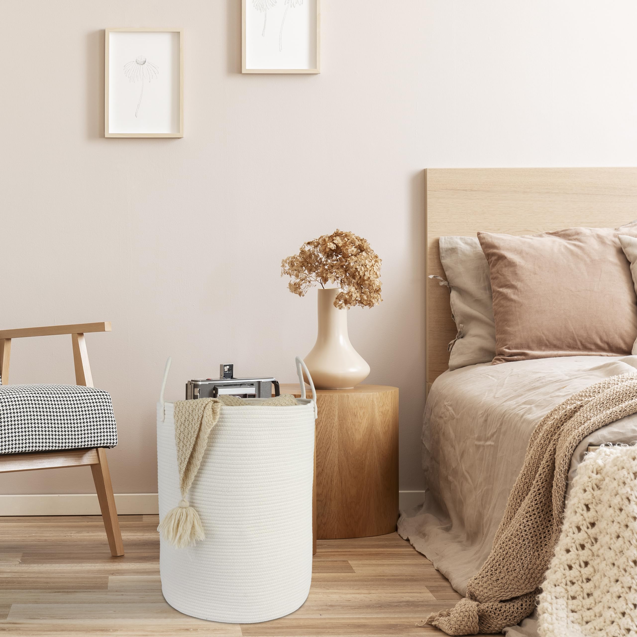 XUANGUO dorm room decor bin blends with styles while decluttering essentials.