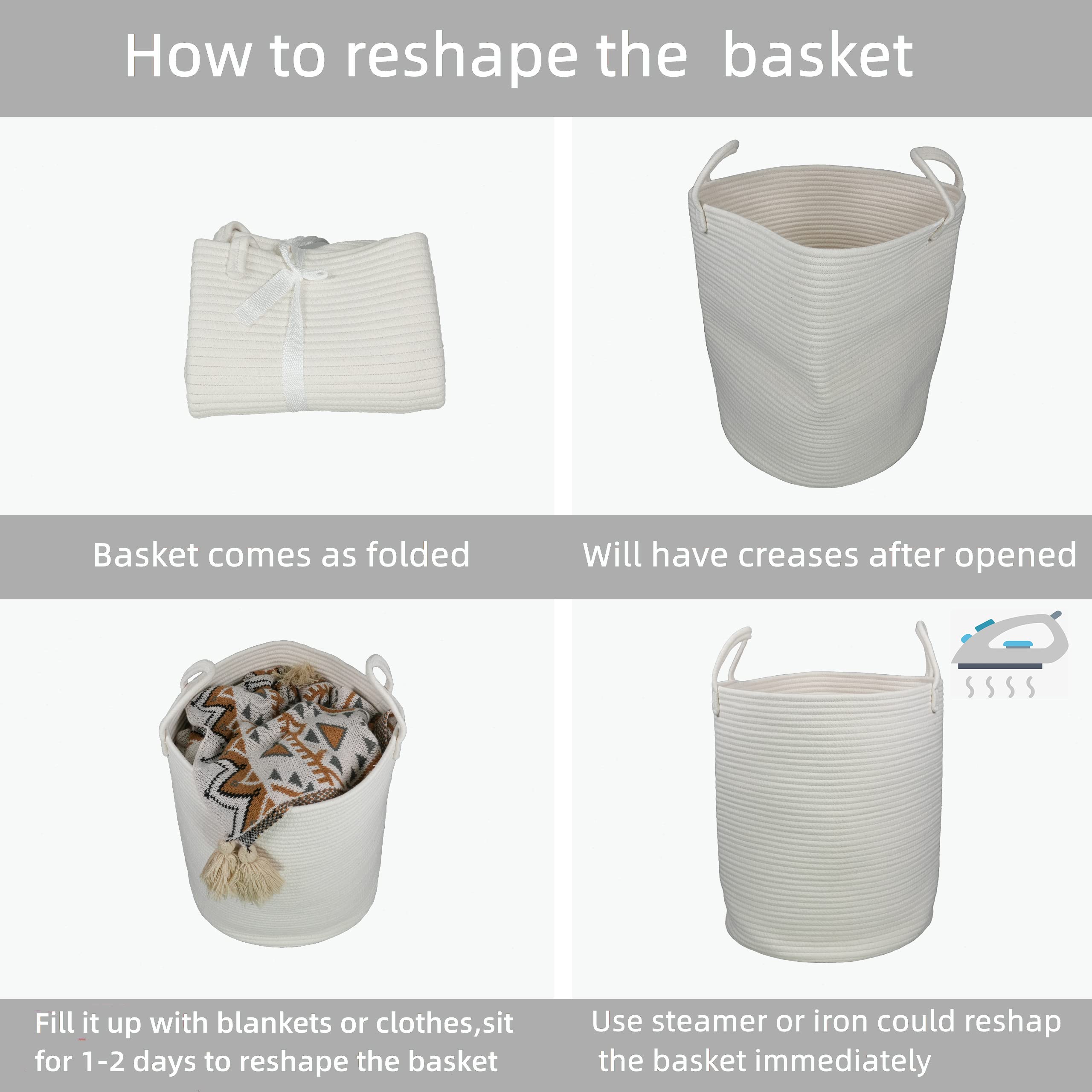 XUANGUO dorm decor basket adds charm while organizing accessories.