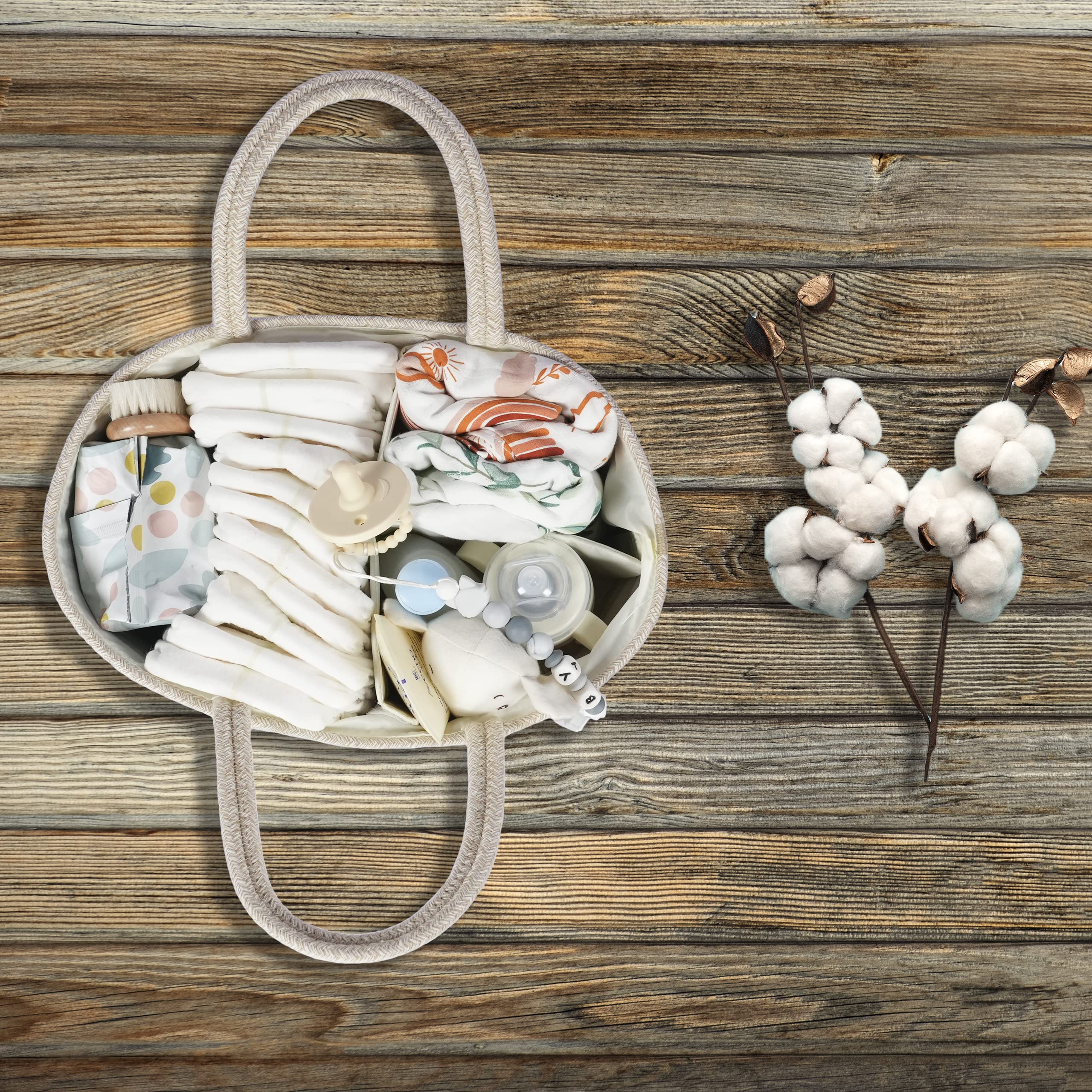 XUANGUO gender neutral nursery caddy complements any decor
