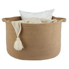 Xuanguo large rope basket for blankets offering ample storage and clutter reduction
