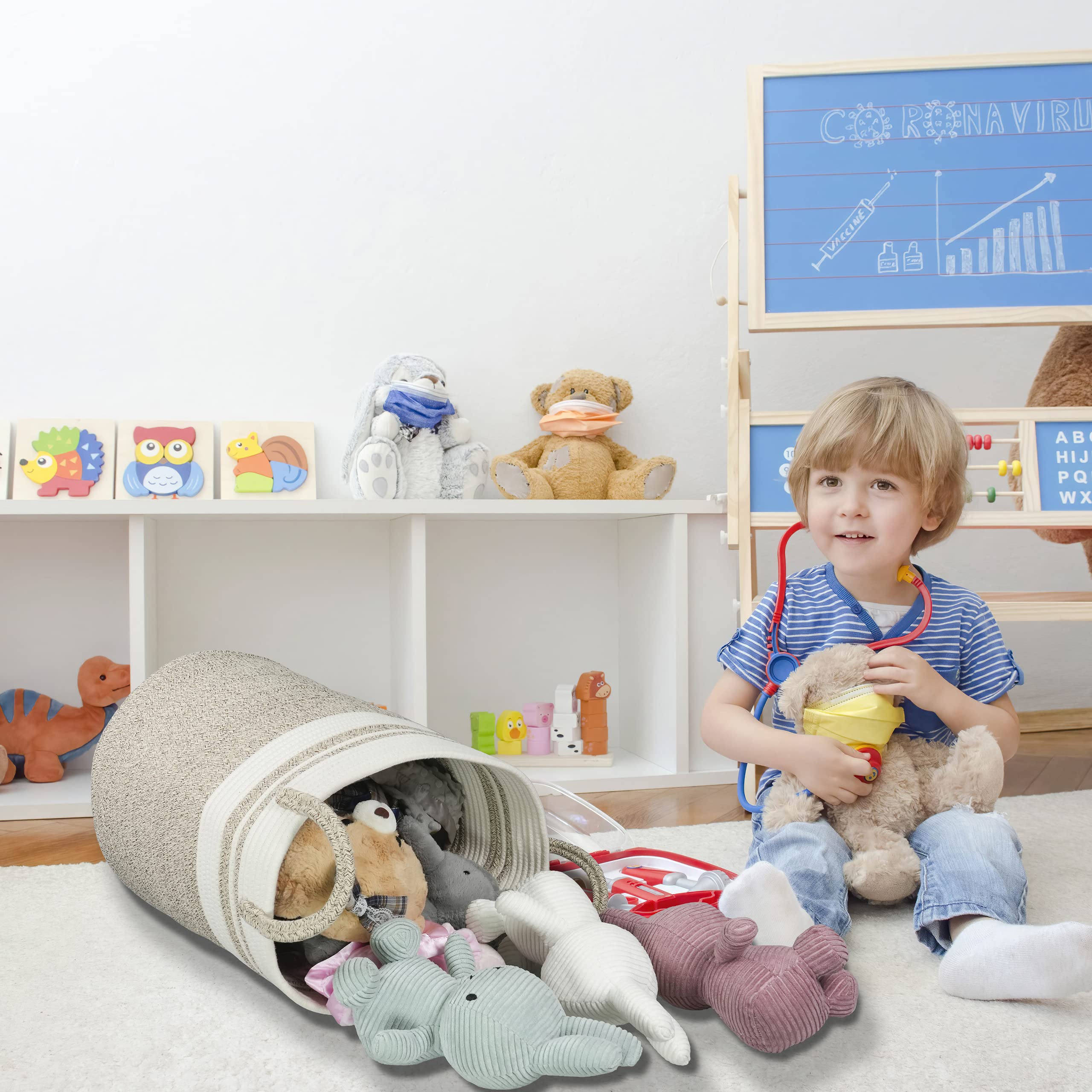 XUANGUO machine-washable basket stays fresh with air-drying.