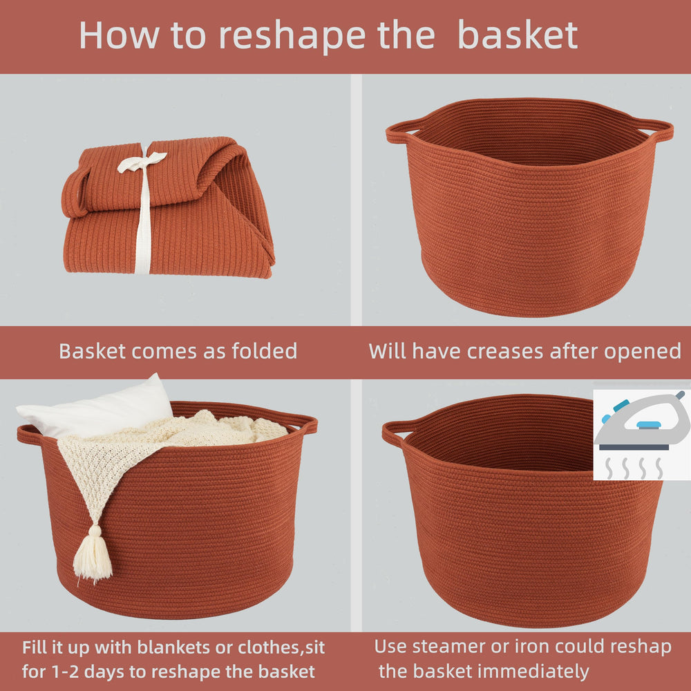 XUANGUO nursery basket helps organize baby essentials quietly.